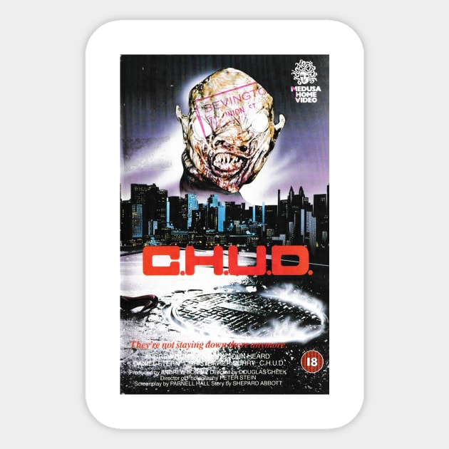 CHUD Sticker by VHS Retro T-Shirts